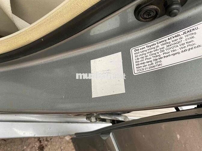 Toyota Camry 2010 2.4G - tu động