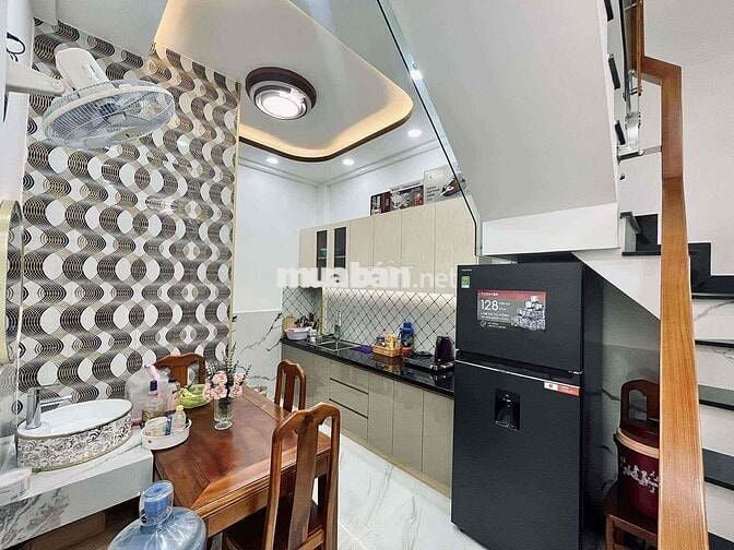 NHÀ ĐẸP - QUANG TRUNG GÒ VẤP - 3 TẦNG 3PN 3WC - TẶNG NỘI THẤT - 4.39TL