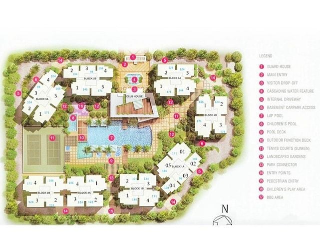 Căn hộ bán tại The Estella An Phú gồm 2 phòng ngủ tầng cao 124m2