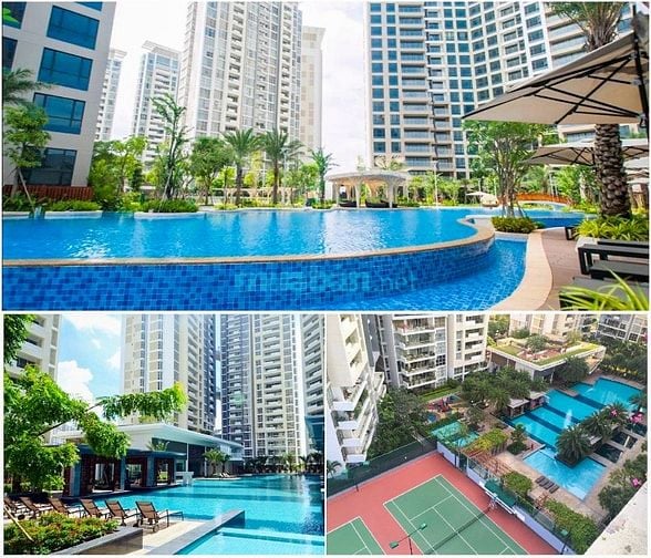 Căn hộ bán tại The Estella An Phú gồm 2 phòng ngủ tầng cao 124m2