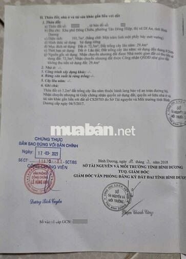 Nhà phố 102m gần ngã tư Chiêu Liêu Tp Dĩ An vào 500m