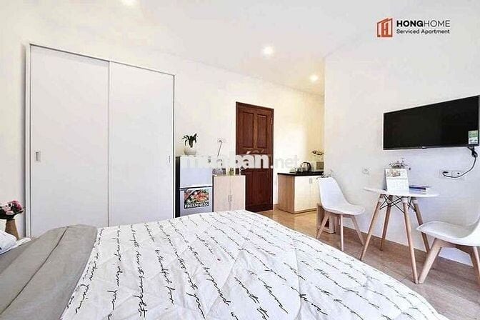 CHO THUÊ CĂN HỘ STUDIO QUẬN 1, BAN CÔNG, TẠI HOÀNG SA, THẢO CẦM VIÊN