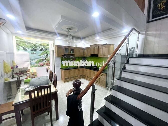 NHÀ ĐẸP Ở NGAY- 4 TẦNG - 65M2- NGANG 4,5M- TÂN CHÁNH HIỆP, Q12 -