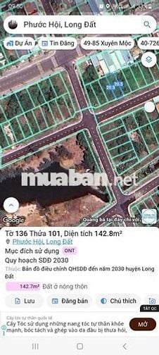 Bán đất kế hồ cách biển 800m khu dân cư đông đúc nhiều tiện ích