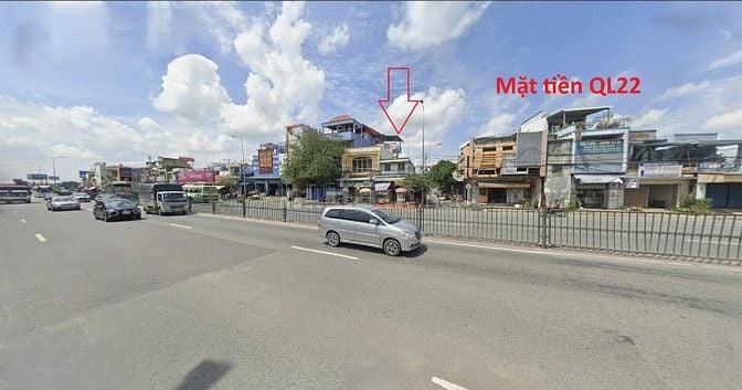 BÁN NHÀ CẤP 4 – 2 MẶT TIỀN QL22 – GIÁ 2 TỶ 5