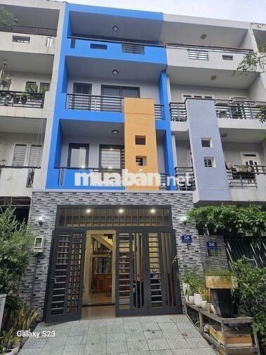 Nhà mặt tiền 100m2. 4 phòng ngũ. Kdc himl am 6a trung sơn bình chánh