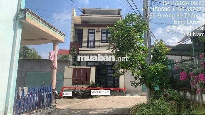 Bán nhà 2 tầng hẻm Oto QL13, Mỹ Phước - cách TTHC Bến Cát chỉ 500m