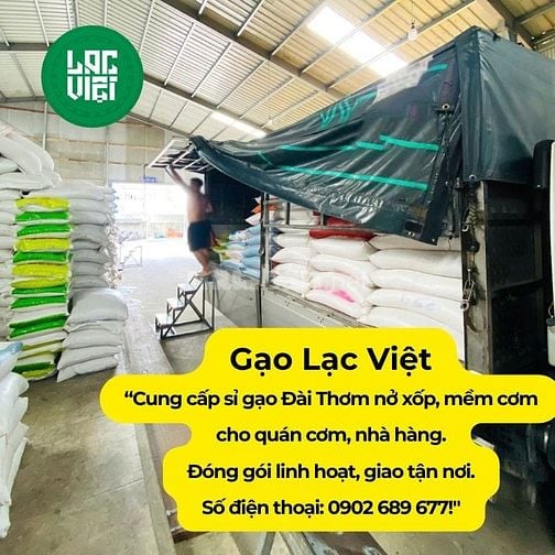 GẠO LẠC VIỆT – ƯU ĐÃI LỚN CHO BẾP ĂN & QUÁN CƠM