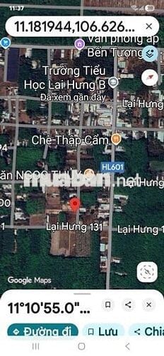 Chủ bán đất gần trường tiểu học Lai Hưng B ( Bến Tượng Bầu Bàng