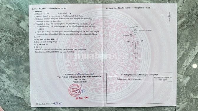 Bán đất nền KDC long hà, gần 3 KCN Long Tân – Long Hà – Bù Nho