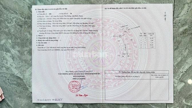 Bán đất nền KDC long hà, gần 3 KCN Long Tân – Long Hà – Bù Nho