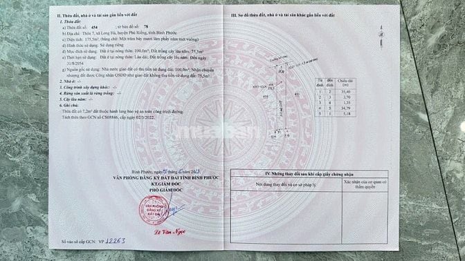 Bán đất nền KDC long hà, gần 3 KCN Long Tân – Long Hà – Bù Nho