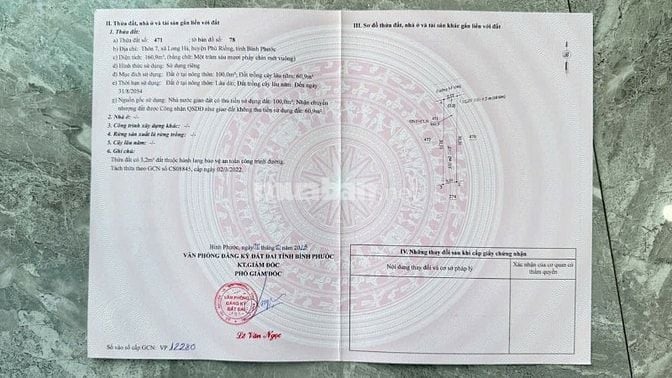 Bán đất nền KDC long hà, gần 3 KCN Long Tân – Long Hà – Bù Nho