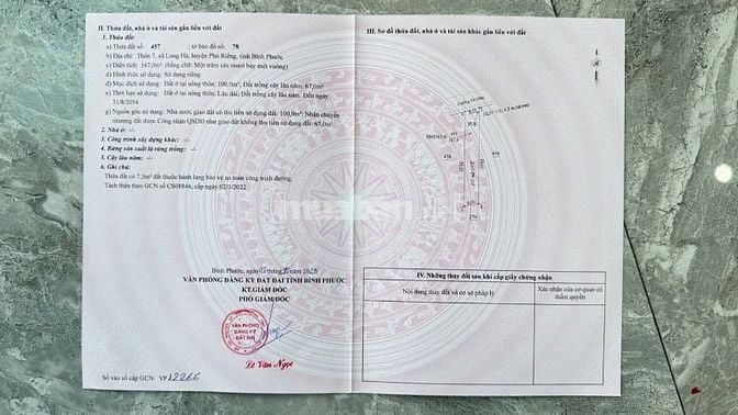 Bán đất nền KDC long hà, gần 3 KCN Long Tân – Long Hà – Bù Nho