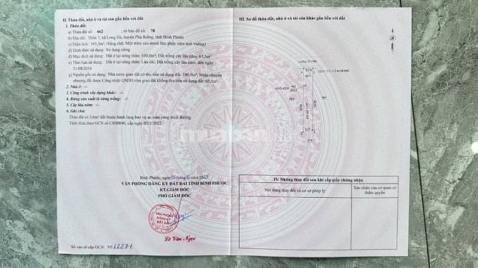 Bán đất nền KDC long hà, gần 3 KCN Long Tân – Long Hà – Bù Nho