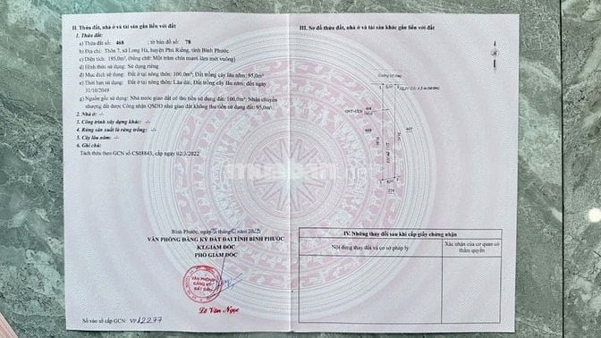 Bán đất nền KDC long hà, gần 3 KCN Long Tân – Long Hà – Bù Nho