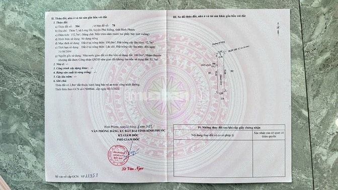 Bán đất nền KDC long hà, gần 3 KCN Long Tân – Long Hà – Bù Nho