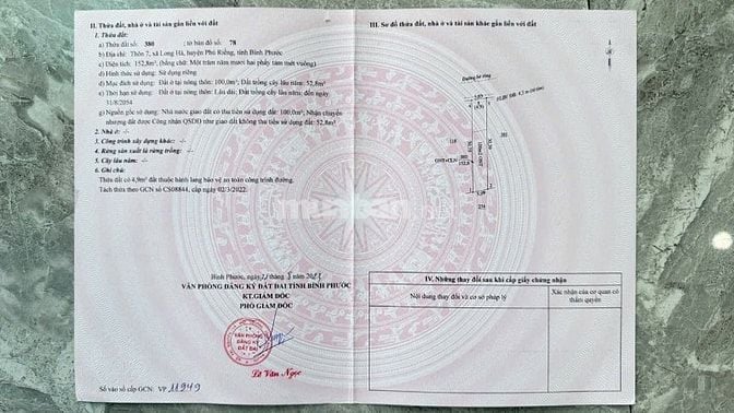 Bán đất nền KDC long hà, gần 3 KCN Long Tân – Long Hà – Bù Nho