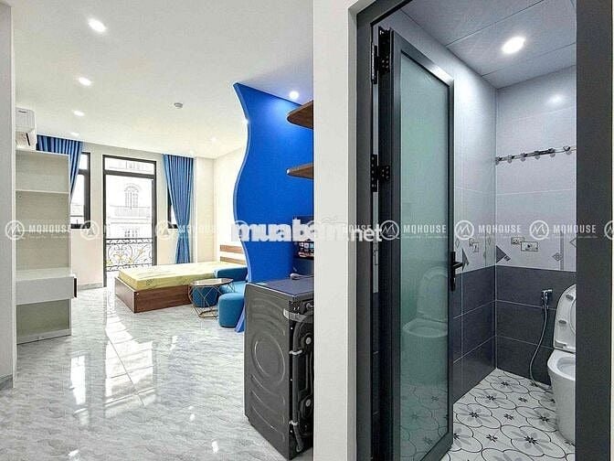 CĂN HỘ BAN CÔNG FULL NỘI THẤT MÁY GIẶT RIÊNG NẰM GẦN ETOWN CỘNG HOÀ