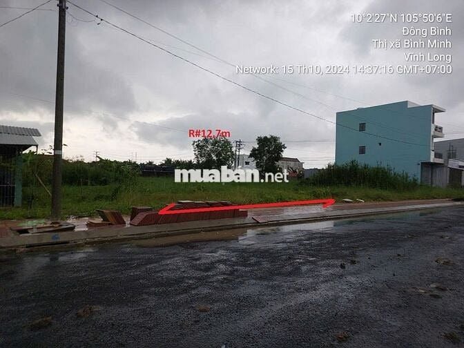 Bán Đất SIÊU ĐẸP - ngang 12,7m - ngay cổng KCN Bình Minh, Vĩnh Long