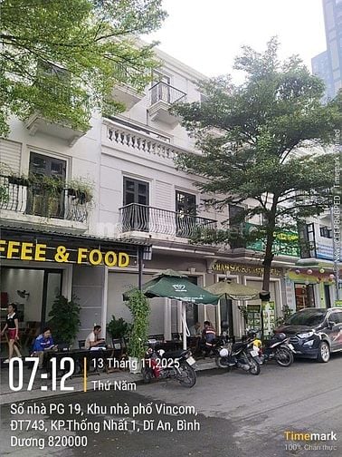 Bán Shophouse Vincom 550 Dĩ An –Giá chỉ 12ty999