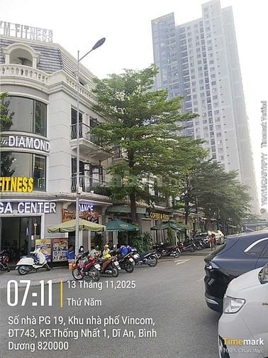 Bán Shophouse Vincom 550 Dĩ An –Giá chỉ 12ty999