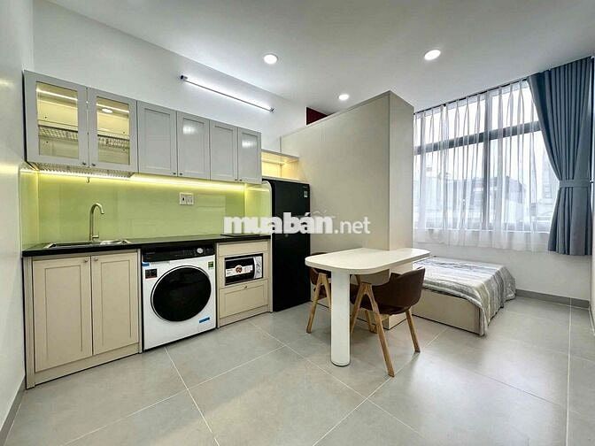 chung cư mini Luxury dạng Studio cửa sổ trời , thang máy , bảo vệ