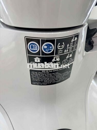 SH125 Cbs date 2024 Trắng rin siêu lướt 3k km