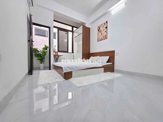 Khai trương CCMN 28m2 Full đồ. Máy giặt riêng, ban công tại Nguyễn Lân