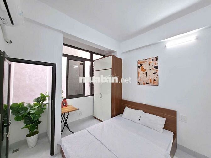 Khai trương CCMN 28m2 Full đồ. Máy giặt riêng, ban công tại Nguyễn Lân