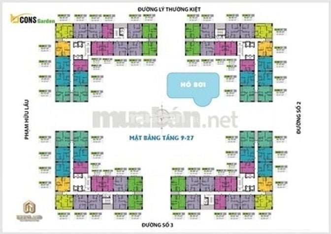 Căn hộ 2 PN 2WC  57m2  khu phố Thống Nhất, TP. Dĩ An, tỉnh Bình Dương