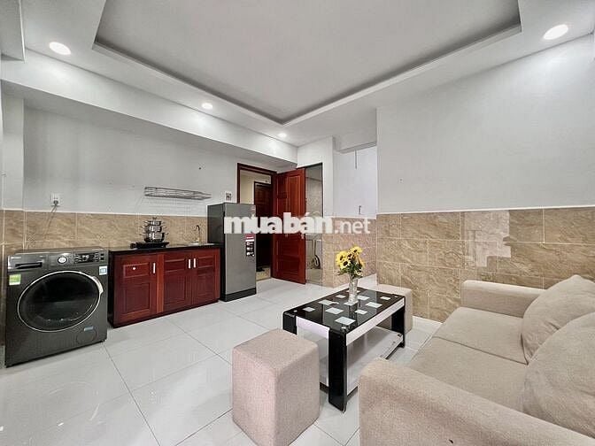 NGAY COOPMART HUỲNH TẤN PHÁT QUẬN 7 CĂN HỘ TÁCH BẾP GẦN FULL NỘI THẤT