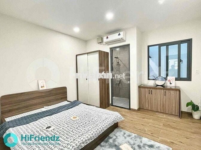 STUDIO CỬA SỔ TRỜI FULL NỘI THẤT GẦN ĐẠI HỌC SƯ PHẠM VÀ BÁCH KHOA