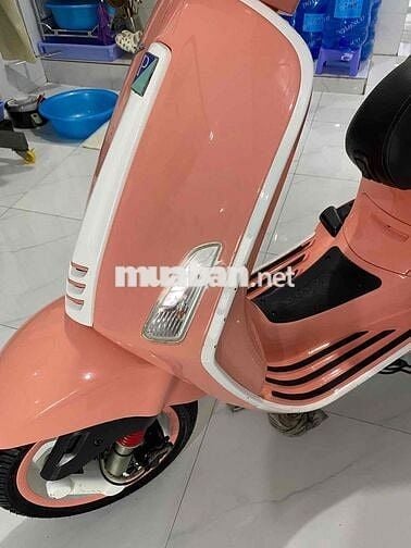 vespa hồng, ngay giao cccd, zin êm đẹp