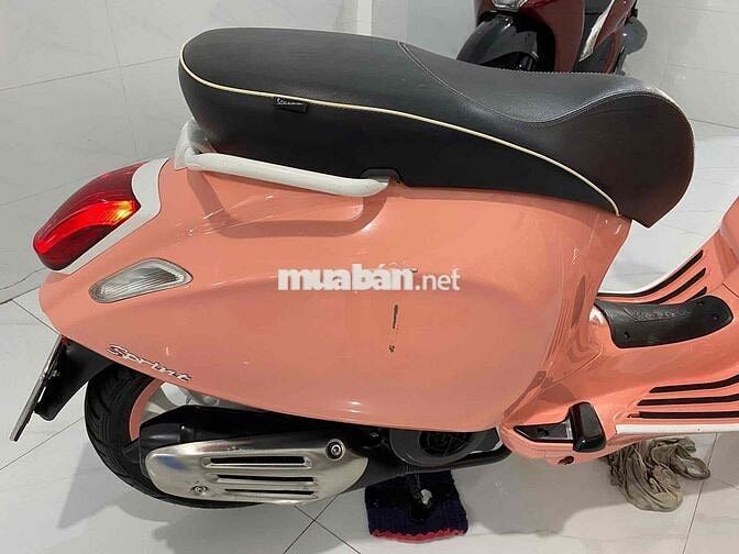 vespa hồng, ngay giao cccd, zin êm đẹp