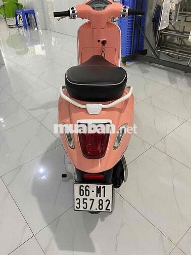 vespa hồng, ngay giao cccd, zin êm đẹp