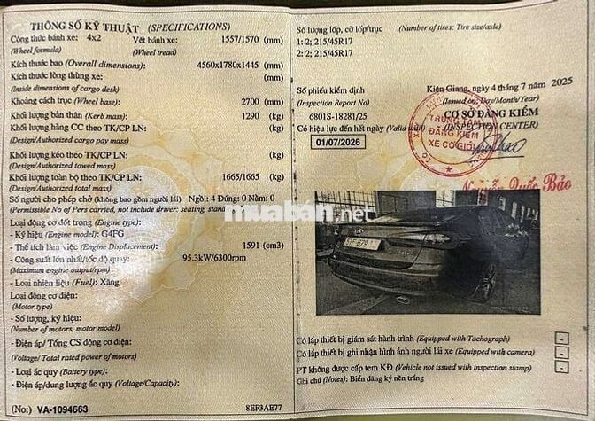 KIA K3 1.6L SX 2016 TỰ ĐỘNG 87000KM BẢO HÀNH 1 NĂM