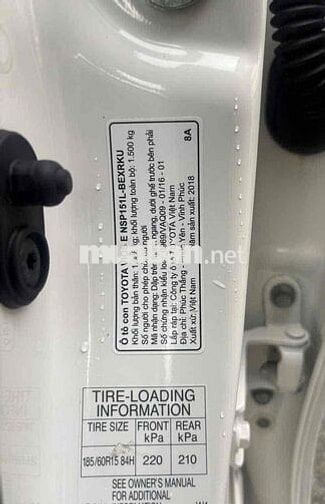 VIOS 1.5E 2018 TỰ ĐỘNG ,BẢO HÀNH 1 NĂM XE CHẤT