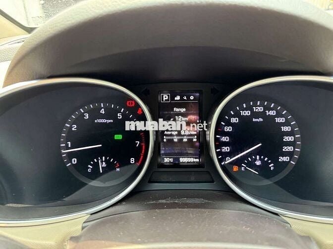 Hyundai Santafe 2017 2.4L 4WD,máy xăng,màu trắng