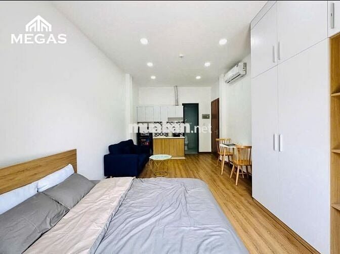 CĂN HỘ STUDIO FULL NỘI THẤT - BAN CÔNG - MỚI 100% NGAY DƯƠNG QUẢNG HÀM