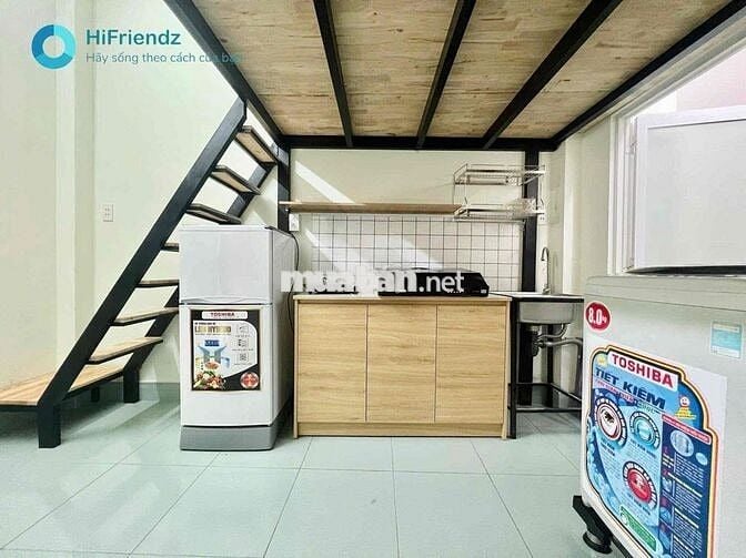 PHÒNG GÁC FULL NỘI THẤT MÁY GIẶT RIÊNG GIÁ RẺ GẦN AEON MALL TÂN PHÚ