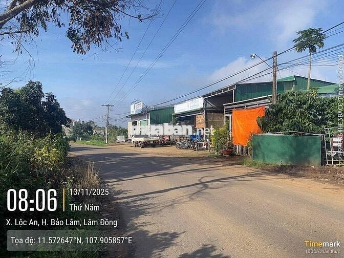 Mặt tiền đường nhựa liên xã Lộc An -  483m2 sẵn 162m2 thổ cư