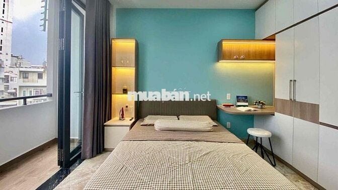 CHO THUÊ CĂN HỘ BANCONG, CỬA SỔ 32m2 _ SẴN NỘI THẤT NGAY HOÀNG SA Q3