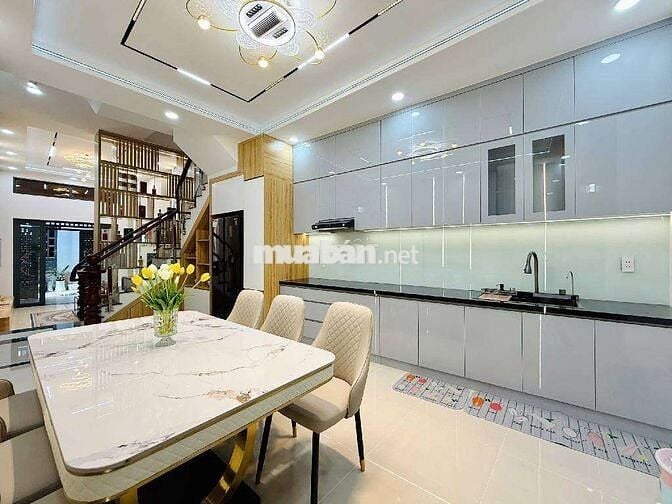 BÁN NHÀ ĐẸP 4 TẦNG, HẺM XE HƠI,63M², PHẠM VĂN CHIÊU, PHƯỜNG 9, HƠN 7 T