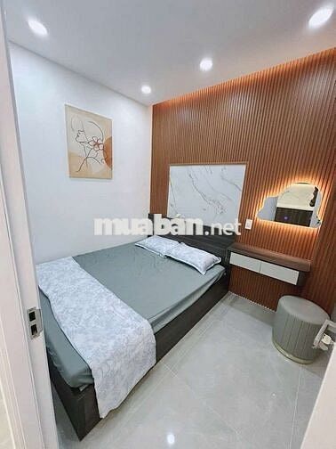 HẺM  XE HƠI THÔNG, HUỲNH VĂN NGHỆ, 48m2, 4 TẦNG, 4PN, ST, GIÁ 7, 85Ỷ