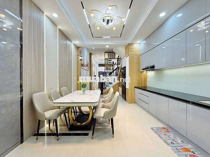 BÁN NHÀ ĐẸP 4 TẦNG, HẺM XE HƠI,63M², PHẠM VĂN CHIÊU, PHƯỜNG 9, HƠN 7 T