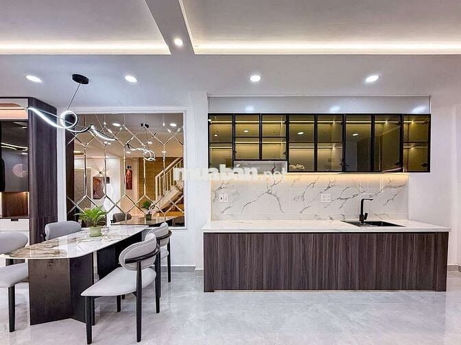 HẺM  XE HƠI THÔNG, HUỲNH VĂN NGHỆ, 48m2, 4 TẦNG, 4PN, ST, GIÁ 7, 85Ỷ