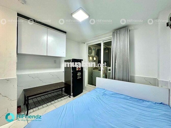 Studio full nội nhất có bancol siêu thoáng mát sạch sẽ ngay cầu chà va