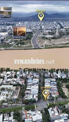 🌱Chào Bán Góc 2 mặt tiền đường 33m & 10m Đối diện tổ hợp DN Downtown👍