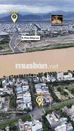 🌱Chào Bán Góc 2 mặt tiền đường 33m & 10m Đối diện tổ hợp DN Downtown👍